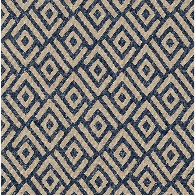 Hand-painted by our Schumacher design director, this printed geometric has an intentionally faded quality that gives it an...