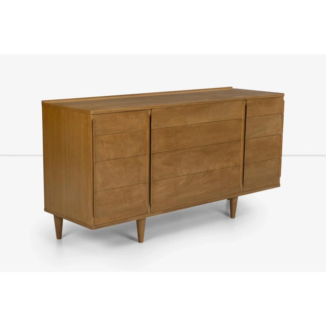 Dunbar Furniture 1950s Edward Wormley for Dunbar Matching Dresser Set in Mahogany Wood - Set of 2 For Sale - Image 4 of 13