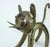 Gold Brutalist Cat Scrap Metal Art Sculpture For Sale - Image 8 of 14