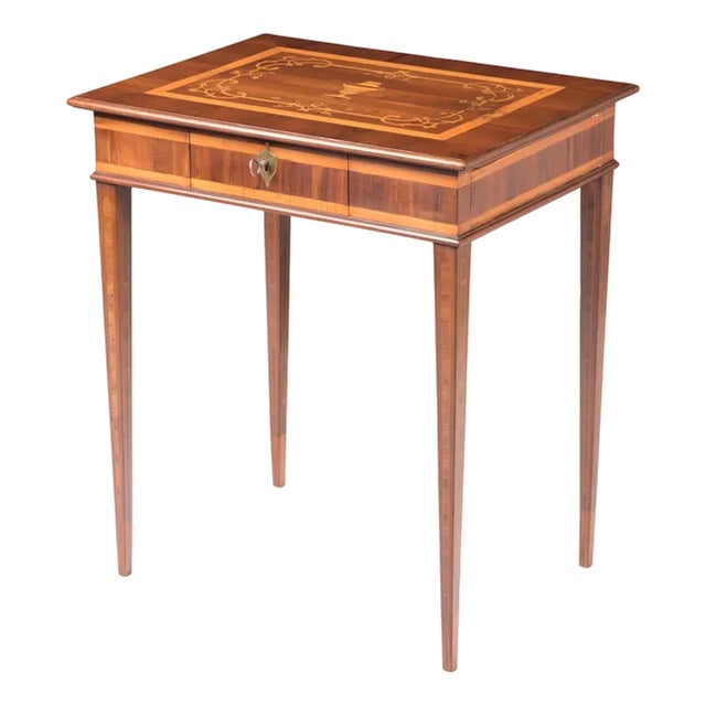 Maple & Rosewood Side Table, 1800s For Sale