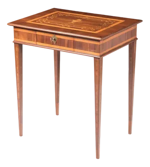 Maple & Rosewood Side Table, 1800s
