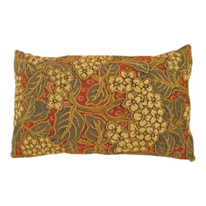 Decorative Antique Jacquard Tapestry Pillow with Trees Allover