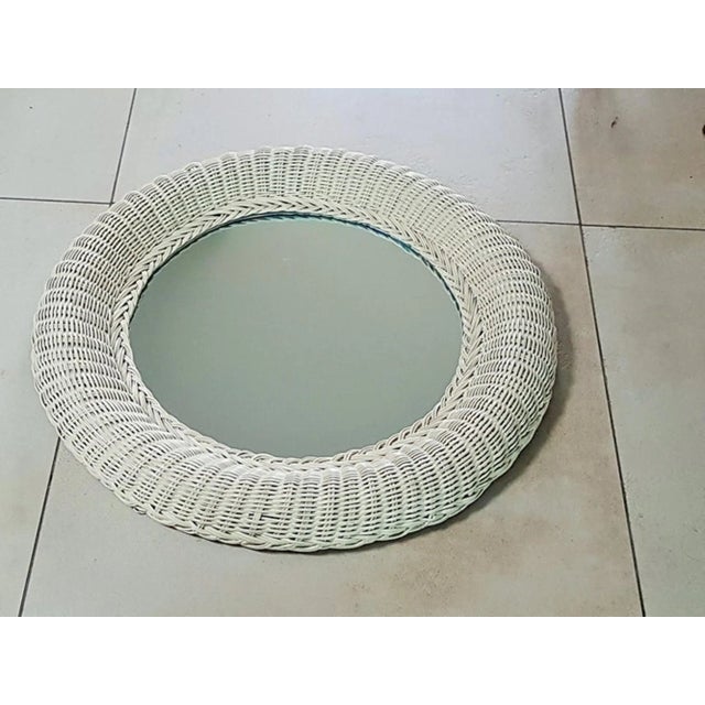 Mid-Century Rattan Wall Light, Italy, 1960s For Sale - Image 6 of 11