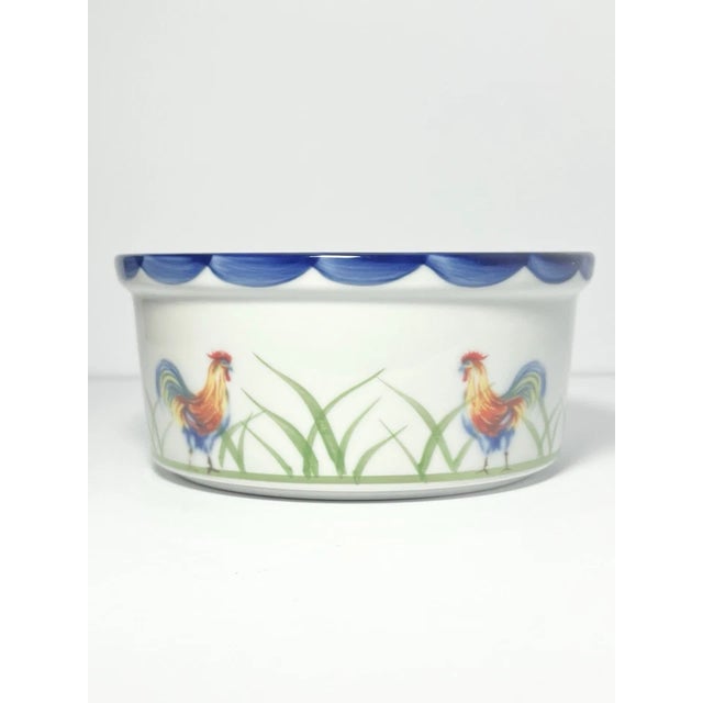 Bia Cordon Bleu, Blanc De Table “Rooster” Porcelain Baking Bakeware Set - 3-Piece For Sale - Image 10 of 12