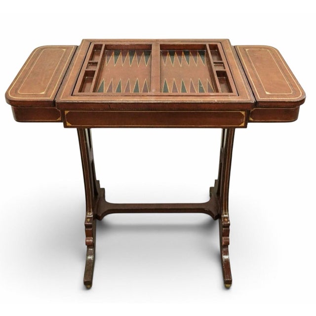 Late 20th Century Maitland Smith Game Table For Sale In Miami - Image 6 of 7