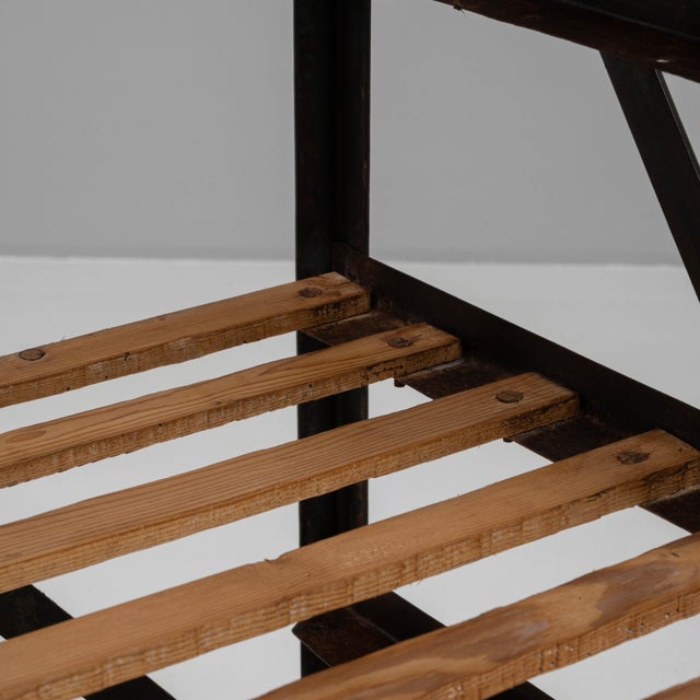 Brown 19th Century French Metal & Wooden Shelf For Sale - Image 8 of 10