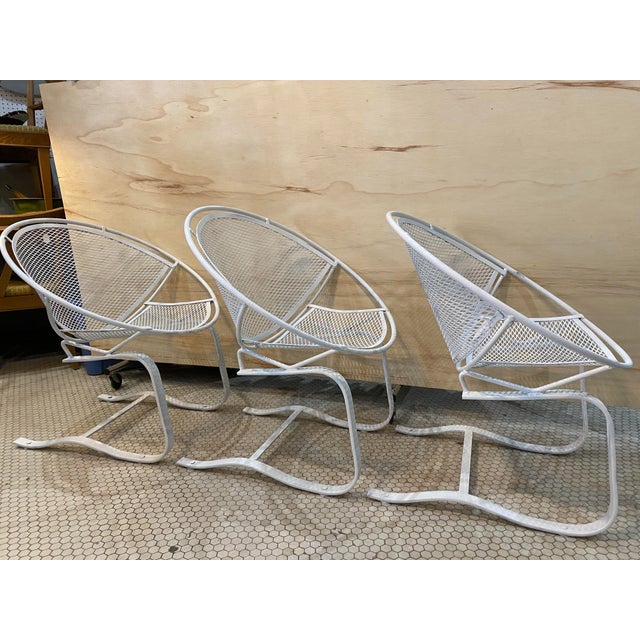 1950s 1950s Set of 3 Maurizio Tempestini Salterini Radar Springer Lounge Chairs Attributed For Sale - Image 5 of 8