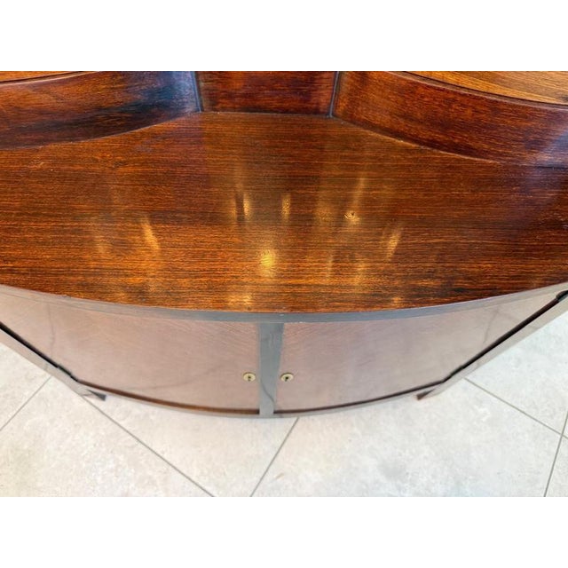 Art Nouveau Oak Veneer Buffet, 1900s For Sale - Image 6 of 13