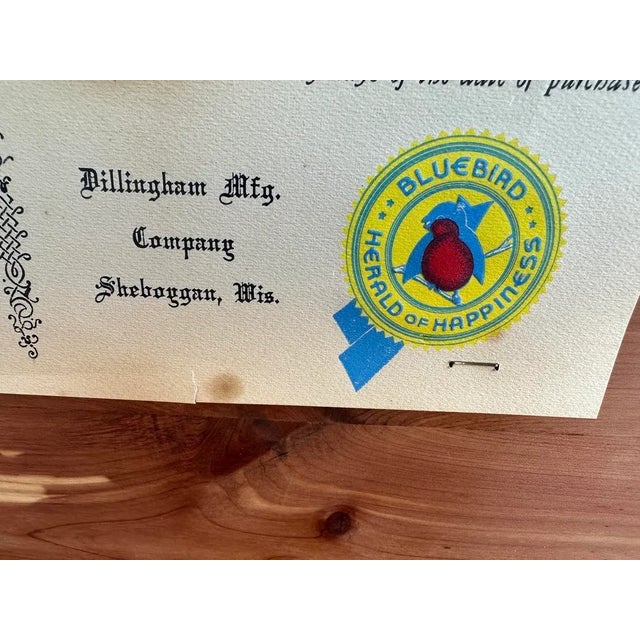 Merton Gershun Attributed Walnut Dillingham Bluebird Cedar Chest - Circa 1950s For Sale - Image 9 of 11