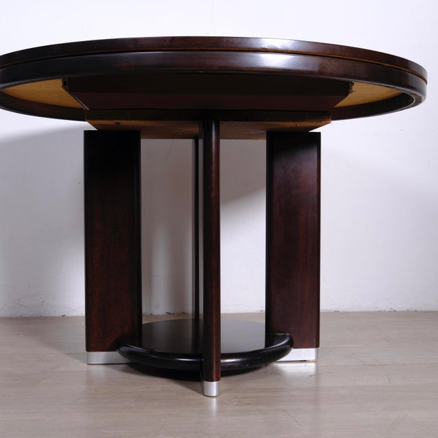 Extendable Round Dining Table, 1970s For Sale - Image 12 of 18