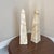 Contemporary Vintage Pair of Carved Onyx Obelisks- a Pair For Sale - Image 3 of 9