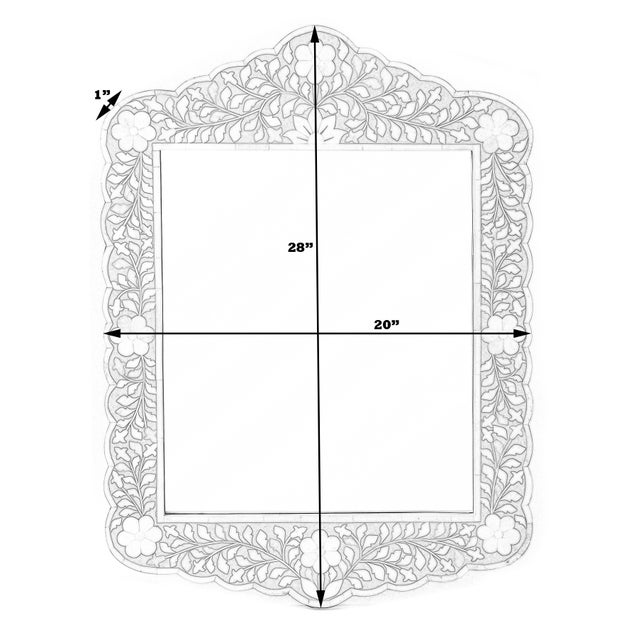 Grace your space with the exquisite beauty of this magnificent Butler Specialty Company wall mirror, a true testament to...