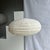 Large Oval Flattened Pendant Light in Rattan and Natural Linen, 1980s For Sale - Image 9 of 9