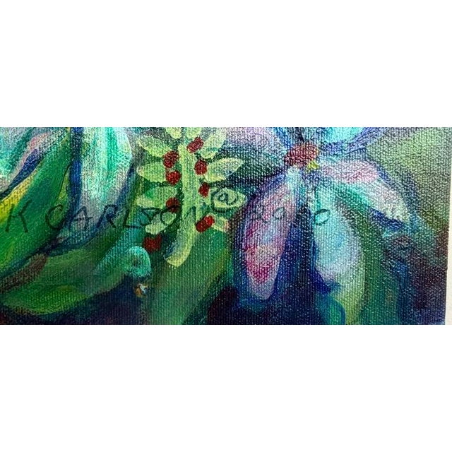 "Jumby Playin" Stunning Original Painting by Mary Katherine Carlson, Known as Kathy Carlson For Sale - Image 10 of 11