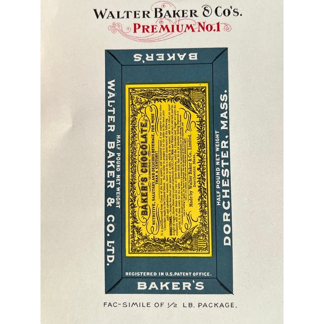 Antique Wood Baker's Chocolate Boxes From Maine, Pair For Sale - Image 9 of 12