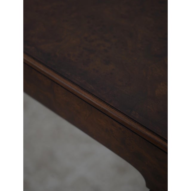Brown Baker Burl Walnut George III Occasional Accent Table For Sale - Image 8 of 12