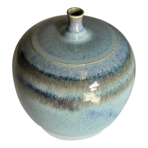 1950s Swedish Stoneware Small Bud Vase