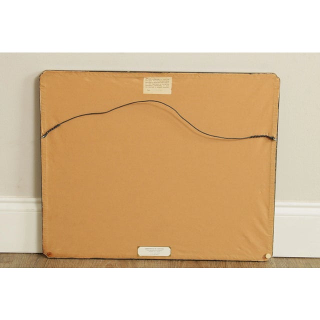 Vintage Asian Style Custom Framed Floral Print For Sale - Image 12 of 13