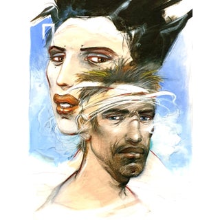 Enki Bilal - Ulysses and Penelope - Original Lithograph 2012 For Sale