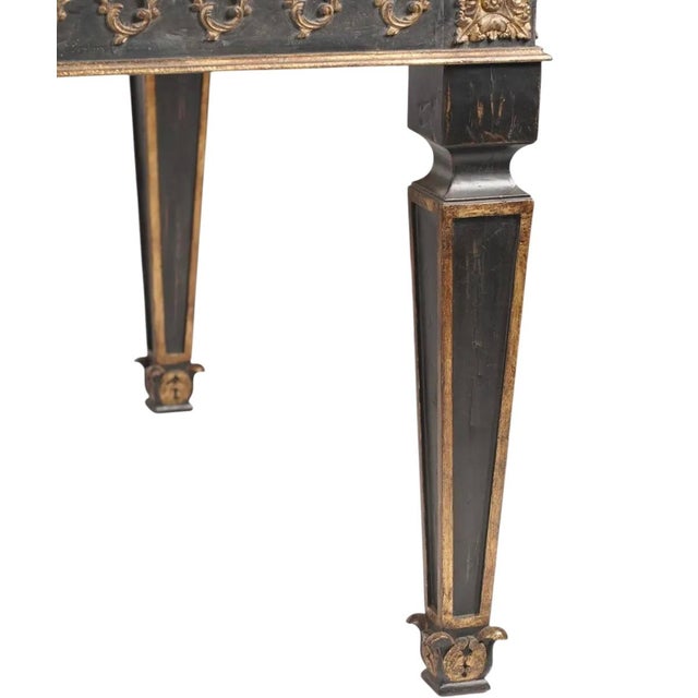 Neoclassical Judson Rothschild Neoclassical Style Dining Table With Two Leaves For Sale - Image 3 of 11