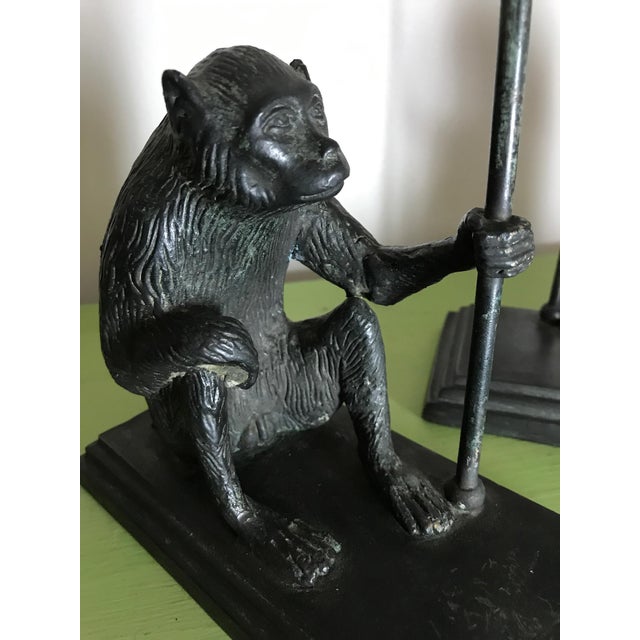 MaitlandSmith Bronze Monkey Candleholders A Pair Chairish