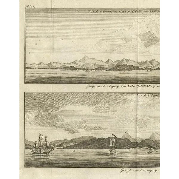 Anson, Zihuatanejo and the Harbour of Acapulco, 1749, Print For Sale - Image 3 of 5