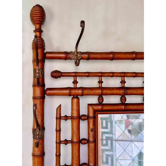 French Hall Stand - Antique Victorian For Sale - Image 4 of 4