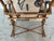 Ornamental & Decorative Materials Italian Bamboo and Brass Chair and Ottoman 1970s For Sale - Image 7 of 16