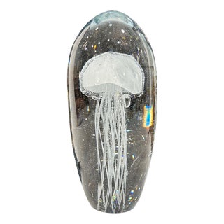 Decorative Figure Medusa Paperweight in Murano Crystal, Italy, 2000s For Sale