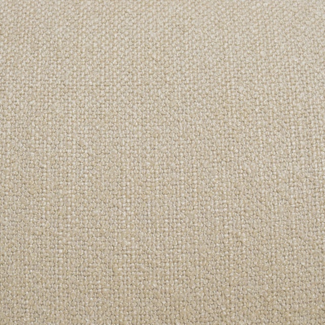 1970s French Chestnut Brown Brutalist Oak Upholstered Sofa For Sale - Image 10 of 15