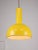 Small Vintage Yellow Metal Lamp For Sale - Image 4 of 11