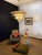 Palmette Ceiling Light with Clear and Amber Glasses, 1990 For Sale - Image 17 of 18