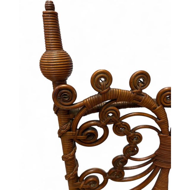 19th C Rattan, Cane and Wood Chair. Heywood, Wakefield For Sale - Image 11 of 14
