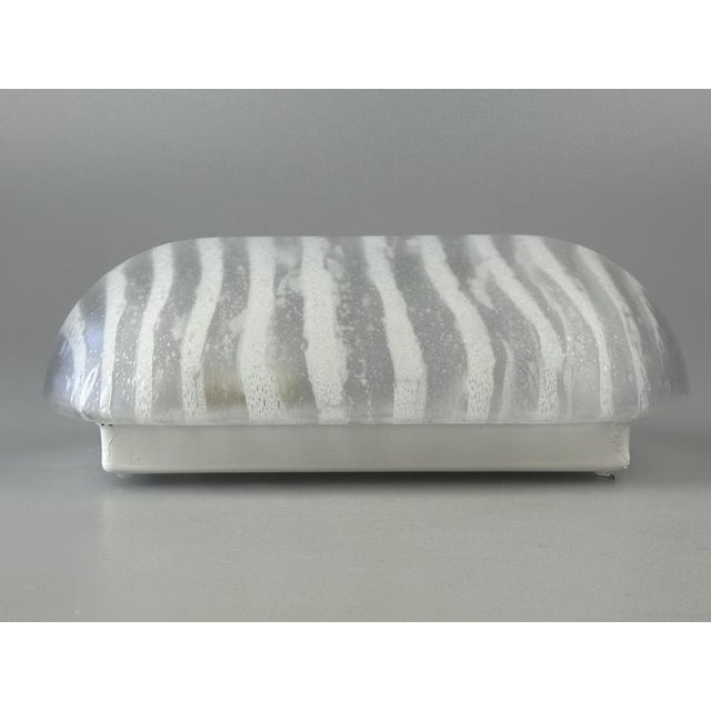 Space Age Wall Lamp in Glass and Metal from Peill & Putzler, Germany, 1960s For Sale - Image 8 of 18