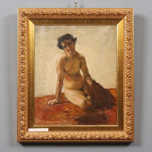 Lorenzo Delleani, Untitled, Oil on Canvas For Sale - Image 13 of 13