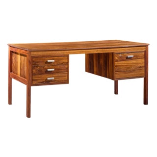 Farsø Stolefabrik for Maurice Villency Mid Century Danish Rosewood Desk For Sale