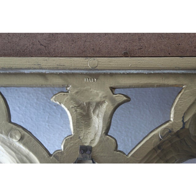 Italian Rococo Style Gilt Molded Wall Mirror For Sale - Image 12 of 15