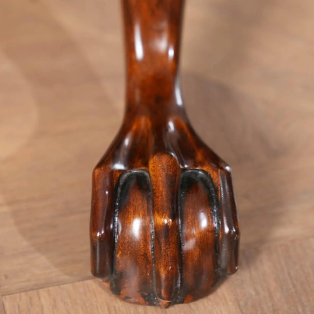 Wood Niagara Furniture Mahogany Philadelphia Tilt Top Table For Sale - Image 7 of 12