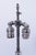 1980s Pair of Tall Mid Century Modern Crystal & Chrome Lamps For Sale - Image 10 of 11