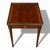 A beautifully tailored Baker Furniture Milling Road side table with a Louis XVI-inspired silhouette, warm figured walnut...