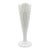 Vintage 12" Tall Milk Glass Geometric Sunburst Trophy Vase - Mid-Century For Sale
