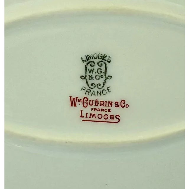 Limoges Guerin Bird of Paradise Antique Platter For Sale In New York - Image 6 of 6