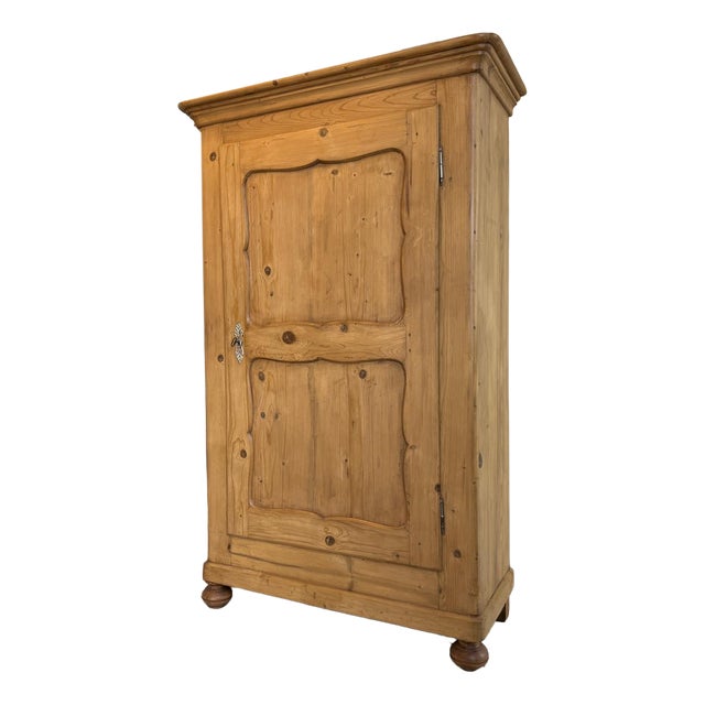 Biedermeier Farmhouse Cabinet in Softwood For Sale