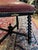 Antique Ebonized Twisted Legs Stools with Burgundy Studded Leather Seats, 1890s, Set of 2 For Sale - Image 14 of 16