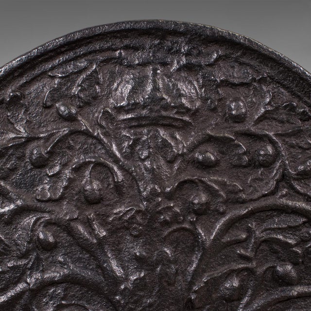 Early 19th Century Heavy Antique Public House Fire Back, English Hearth Reflector, Georgian, c.1800 For Sale - Image 5 of 8