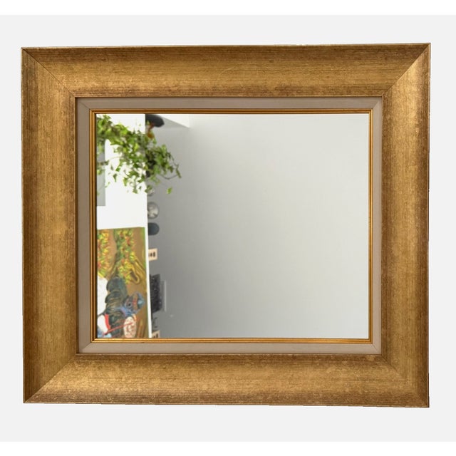 Custom Art Frame Altered into an Articulated Wall Mirror Frame made in the Netherlands, mirror added in New York City No...
