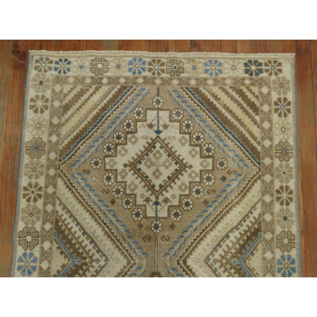 Mid 20th Century Vintage Persian Tribal Runner - 3'5" x 10'2" For Sale - Image 5 of 8