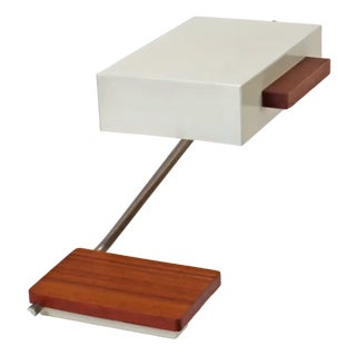 Vintage Teak Table Lamp from Kaiser Leuchten, 1960s For Sale