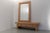 Wood Set of Swedish Modern Pine Bench and Mirror by Ruben Ward for Fröseke, 1970s For Sale - Image 7 of 18