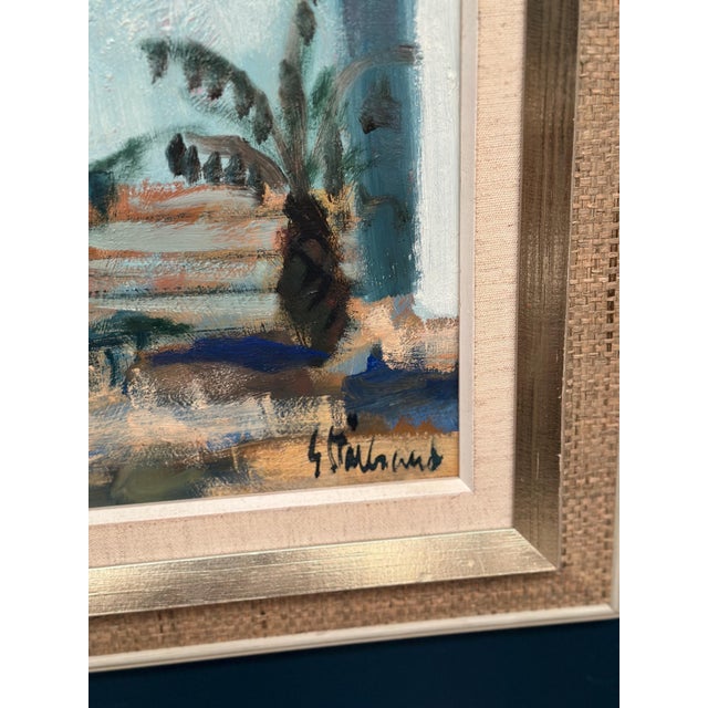 Gunnar Stålbrand, Palm Trees, 1960s, Oil Painting on Canvas, Framed For Sale - Image 12 of 18